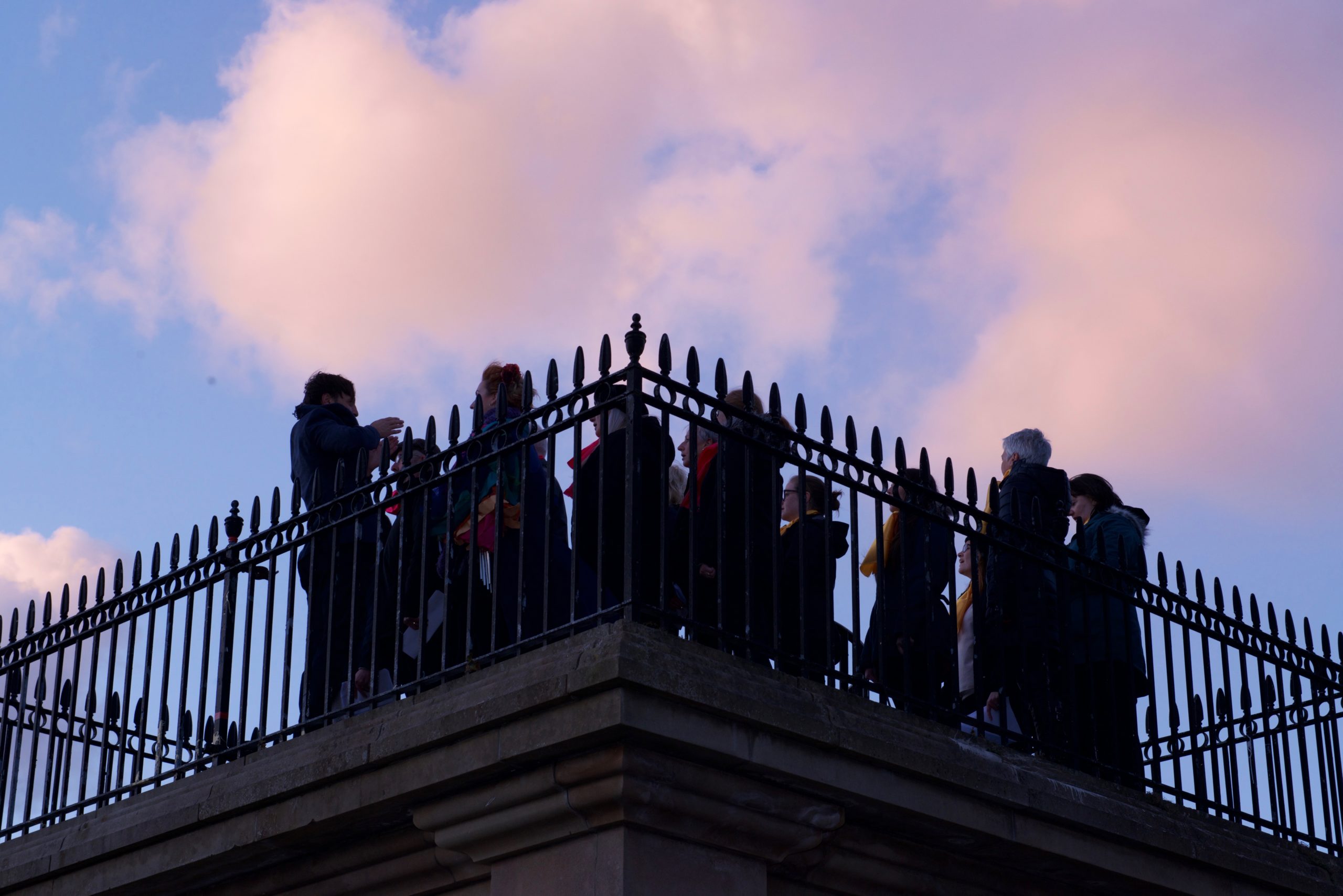 Astronomic weather choir performance image