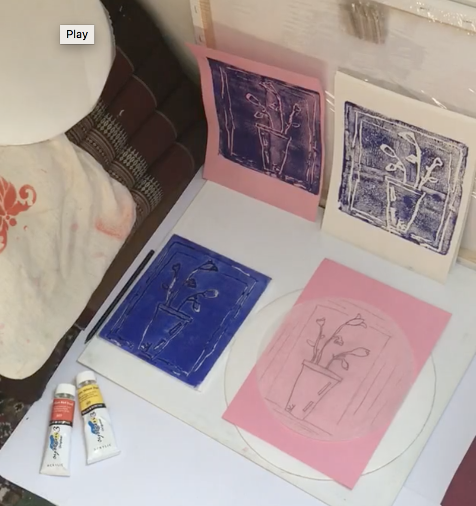 Styrofoam Printing Workshop image