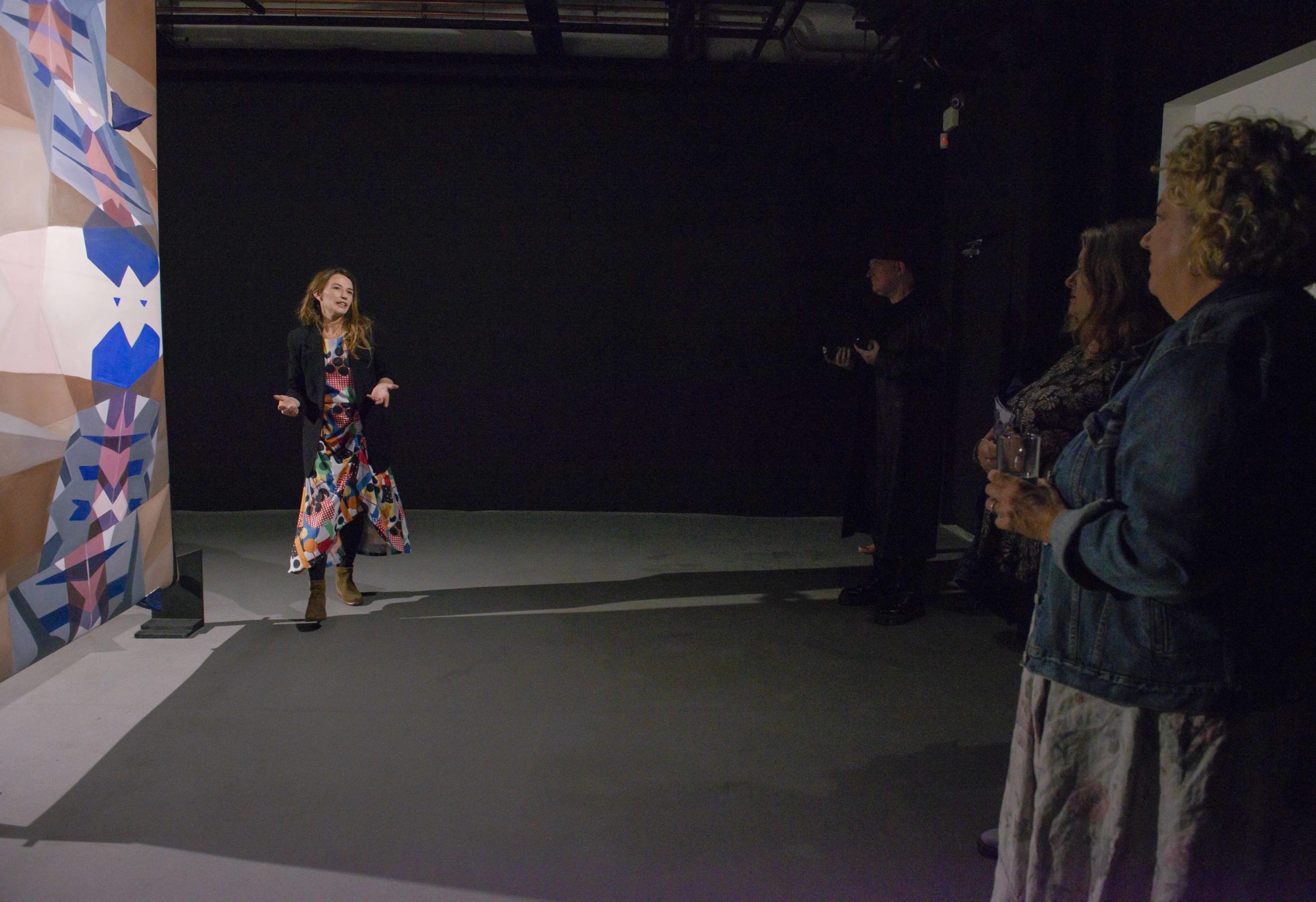 Sonia Shiel giving an artist-led tour of her exhibition I Am What You've Come To See at Void Gallery 2019.