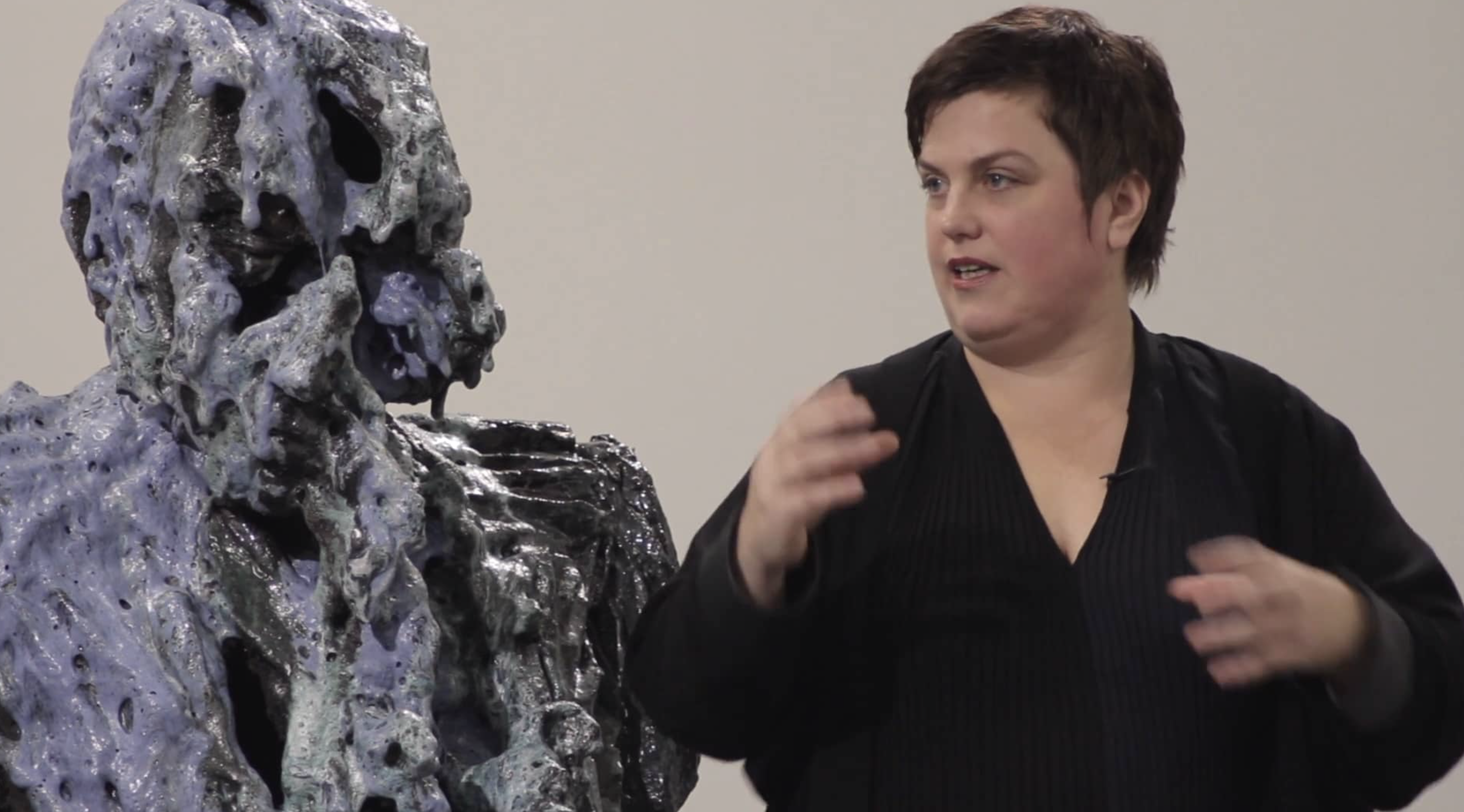 Anne Wenzel gives an artist's talk about her exhibition at Void Gallery Night Falls, Day Breaks