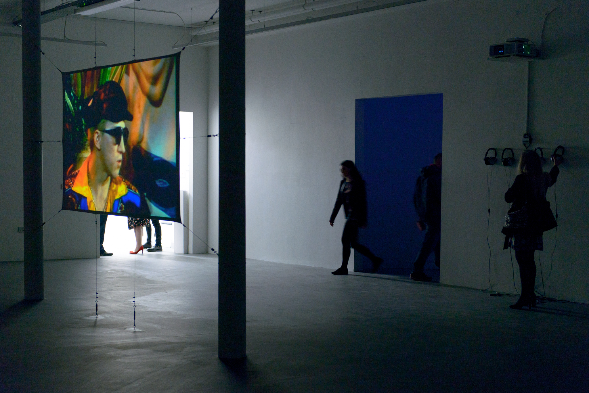 Opening night of Showing Off exhibition