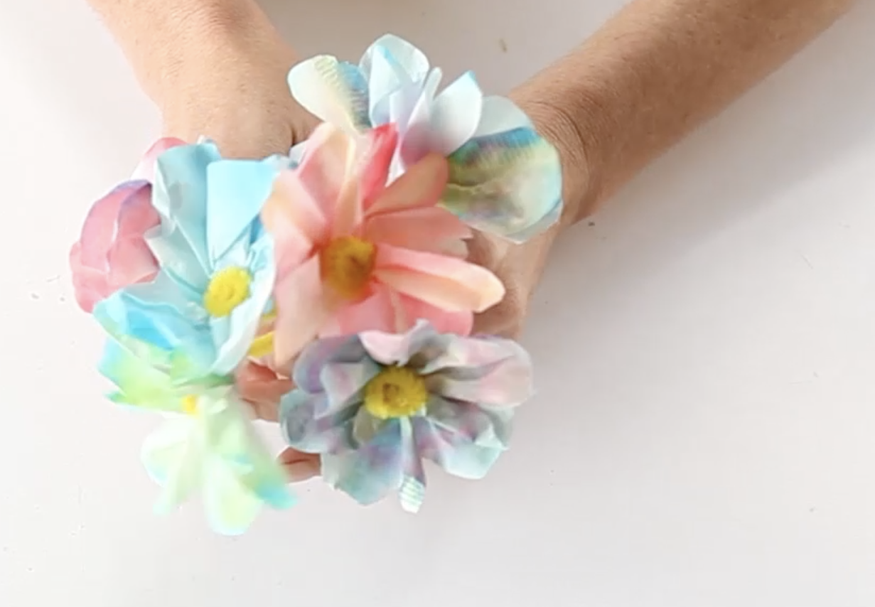 Bunch of filter flowers