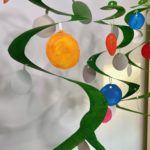 swirling paper plate Christmas tree