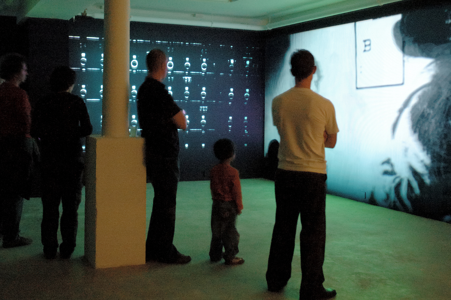 Installation image of Mairead McClean at Void Gallery