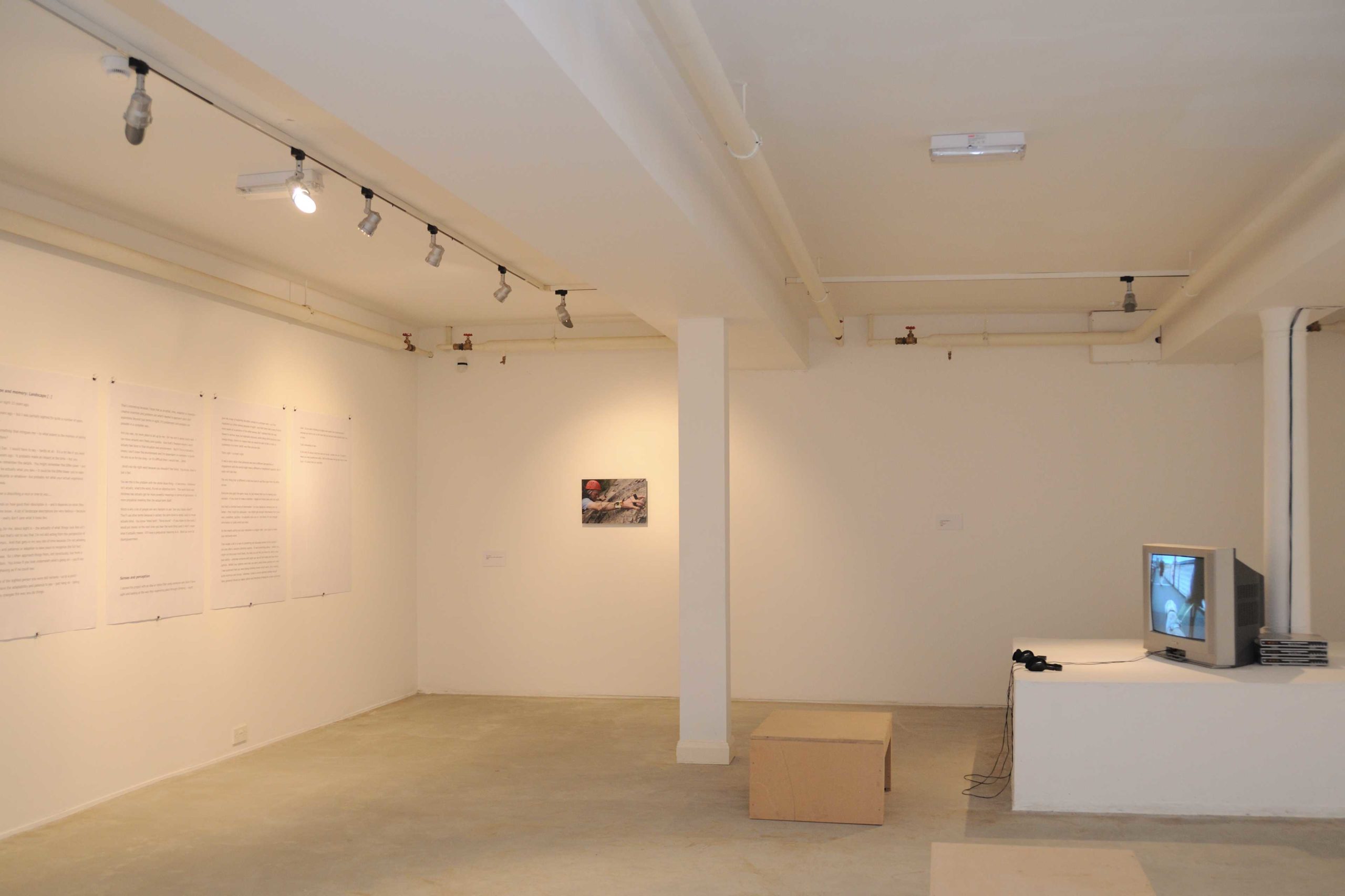 Install photos of Dan Shipsides at Void Gallery