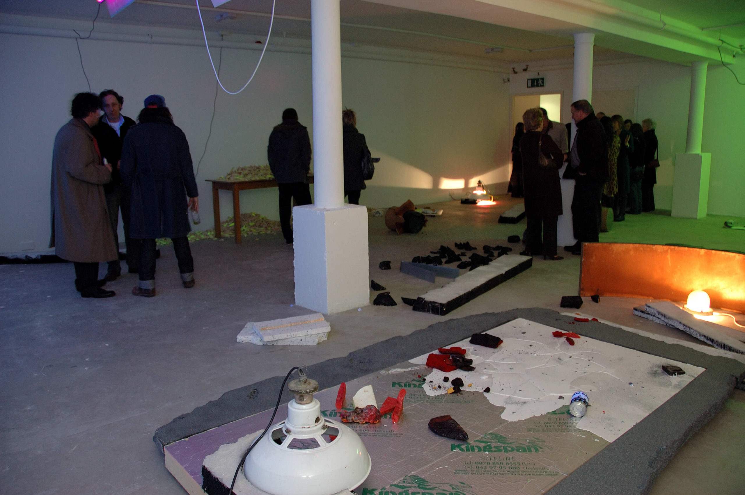 Install photo of Conor McFeely CCVA at Void Gallery