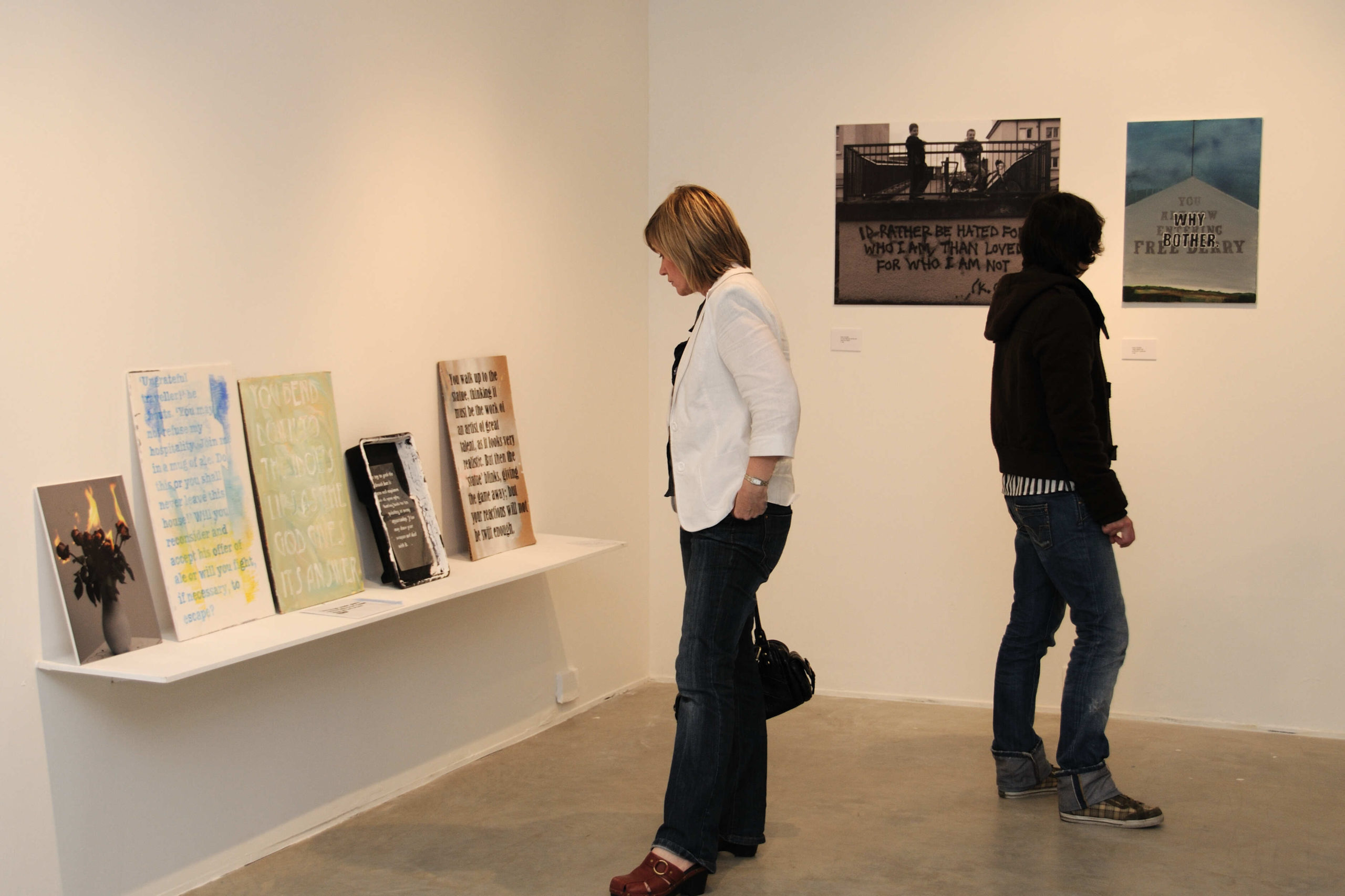 nstall image from a Void Art School exhibition
