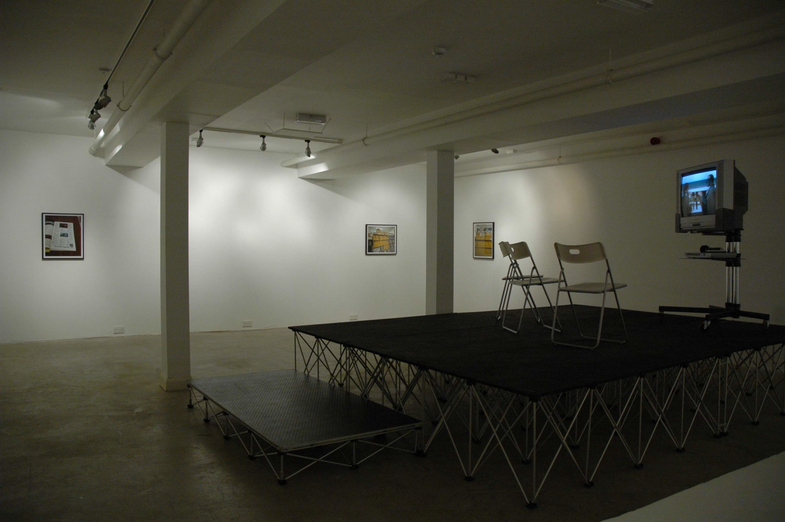 Gerard Byrne install image at Void Gallery