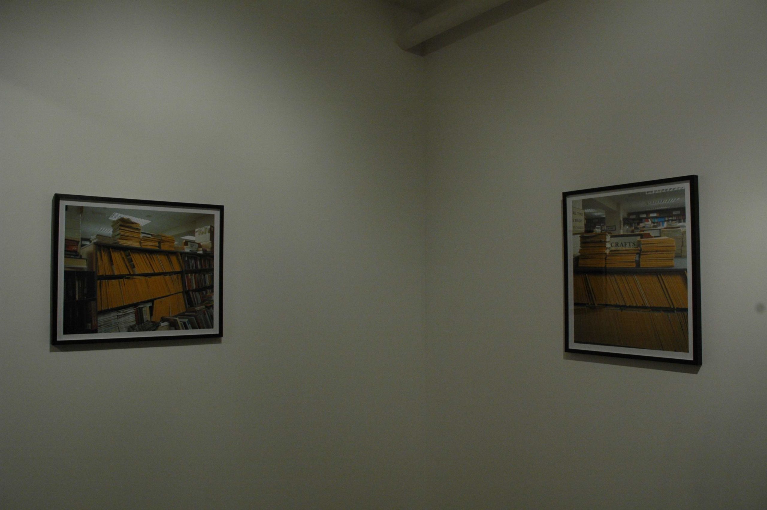 Gerard Byrne install image at Void Gallery