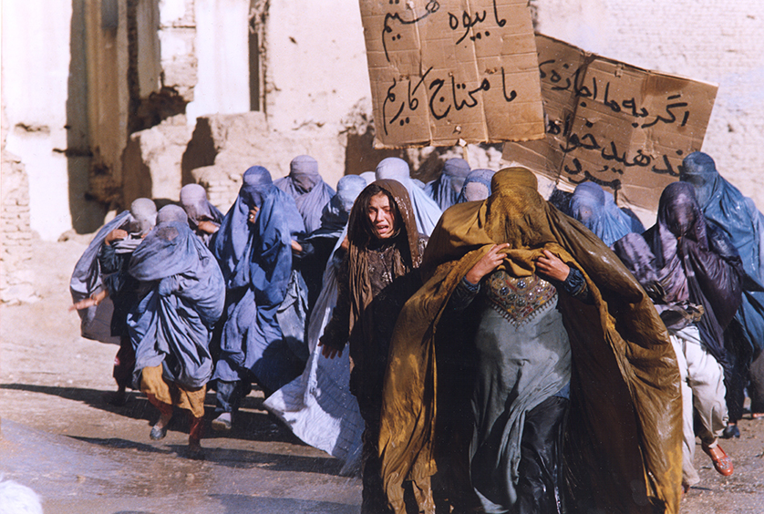 group of women during a protest